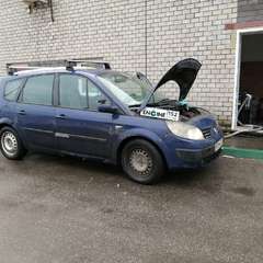 Renault Scenic на водородной очистке двигателя в компании ВОДОРОДОФФ (ранее Водород+ НН) Renault Scenic проходит водородную очистку двигателя