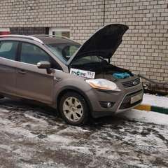 Ford Kuga на водородной очистке двигателя в компании ВОДОРОДОФФ (ранее Водород+ НН) Ford Kuga проходит водородную очистку двигателя