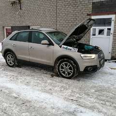 Audi Q3 на водородной очистке двигателя в компании ВОДОРОДОФФ (ранее Водород+ НН) Audi Q3 проходит водородную очистку двигателя