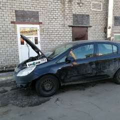 Opel Corsa на водородной очистке двигателя в компании ВОДОРОДОФФ (ранее Водород+ НН) Opel Corsa проходит водородную очистку двигателя