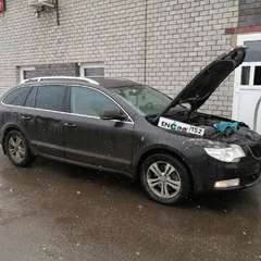 Skoda Superb на водородной очистке двигателя в компании ВОДОРОДОФФ (ранее Водород+ НН) Skoda Superb проходит водородную очистку двигателя