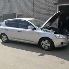 Kia Ceed на водородной очистке двигателя в компании ВОДОРОДОФФ (ранее Водород+ НН) Kia Ceed проходит водородную очистку двигателя