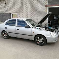 Hyundai Accent на водородной очистке двигателя в компании ВОДОРОДОФФ (ранее Водород+ НН) Hyundai Accent проходит водородную очистку двигателя