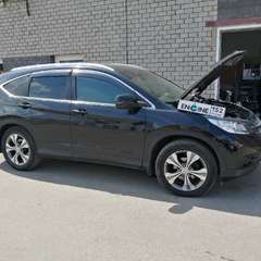 Honda CRV на водородной очистке двигателя в компании ВОДОРОДОФФ (ранее Водород+ НН) Honda CRV проходит водородную очистку двигателя