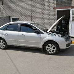 Ford Focus на водородной очистке двигателя в компании ВОДОРОДОФФ (ранее Водород+ НН) Ford Focus проходит водородную очистку двигателя