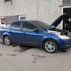 Ford Focus на водородной очистке двигателя в компании ВОДОРОДОФФ (ранее Водород+ НН) Ford Focus проходит водородную очистку двигателя