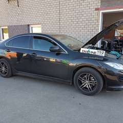 Mazda 6 на водородной очистке двигателя в компании ВОДОРОДОФФ (ранее Водород+ НН) Mazda 6 проходит водородную очистку двигателя
