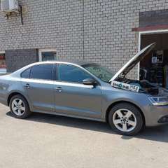 Volkswagen Jetta проходит водородную очистку двигателя