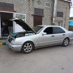 Mercedes-Benz W210 проходит водородную очистку двигателя