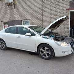 Peugeot 508 на водородной очистке двигателя в компании ВОДОРОДОФФ (ранее Водород+ НН) Peugeot 508 проходит водородную очистку двигателя