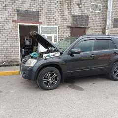 Suzuki Grand Vitara на водородной очистке двигателя в компании ВОДОРОДОФФ (ранее Водород+ НН) Suzuki Grand Vitara проходит водородную очистку двигателя