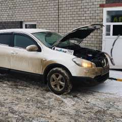 Nissan Qashqai на водородной очистке двигателя в компании ВОДОРОДОФФ (ранее Водород+ НН) Nissan Qashqai проходит водородную очистку двигателя