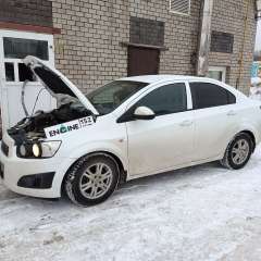 Chevrolet Aveo проходит водородную очистку двигателя