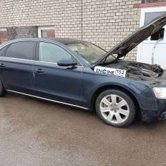Audi A8 на водородной очистке двигателя в компании ВОДОРОДОФФ (ранее Водород+ НН) Audi A8 проходит водородную очистку двигателя