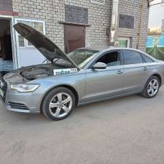Audi A6 на водородной очистке двигателя в компании ВОДОРОДОФФ (ранее Водород+ НН) Audi A6 проходит водородную очистку двигателя