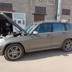 Mercedes - Benz GLK на водородной очистке двигателя в компании ВОДОРОДОФФ (ранее Водород+ НН) Mercedes - Benz GLK проходит водородную очистку двигателя