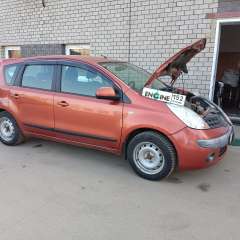 Nissan Note на водородной очистке двигателя в компании ВОДОРОДОФФ (ранее Водород+ НН) Nissan Note проходит водородную очистку двигателя