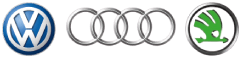 Volkswagen AUDI Skoda логотипы